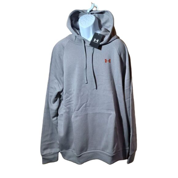 Under Armour Men’s Hoodie XXL – Clay Orange Graphic, NWT Pullover - Picture 1 of 6